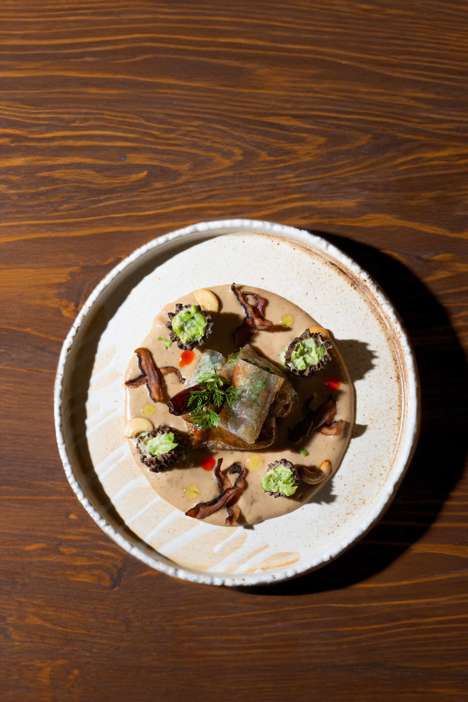Truffled Gucchi Yakhni Rolls